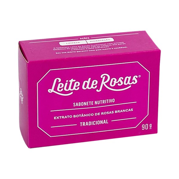 Encontraproduto.com.br - Sabonete Tradicional 90G - Leite De Rosas