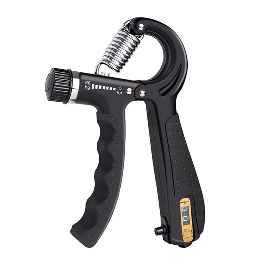 Encontraproduto.com.br - Exercitador Mãos Hand Grip Alux com Ajuste de Intensidade e Contagem de Repetições - unidade