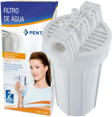 Filtro Purificador De Água Carbon Block 7