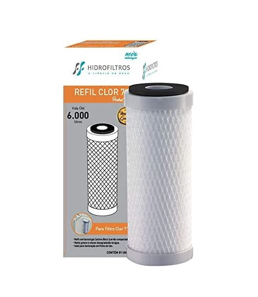 Encontraproduto.com.br - Refil Filtro Carbon Block Clor 7