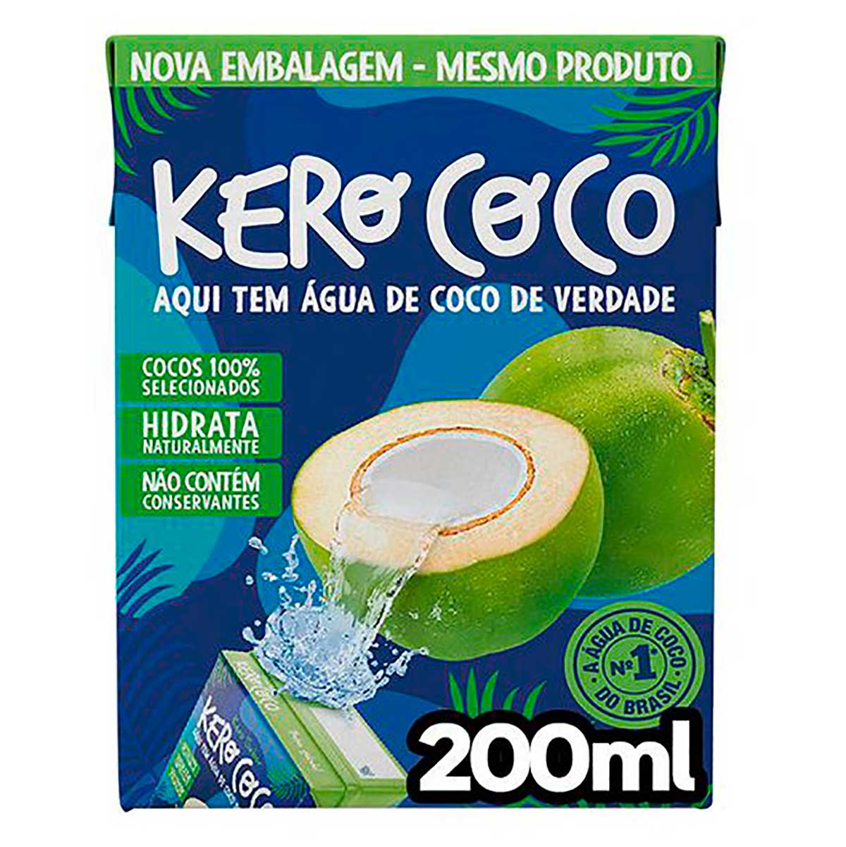 Encontraproduto.com.br - Água de Coco Kero Coco TP com 200ml