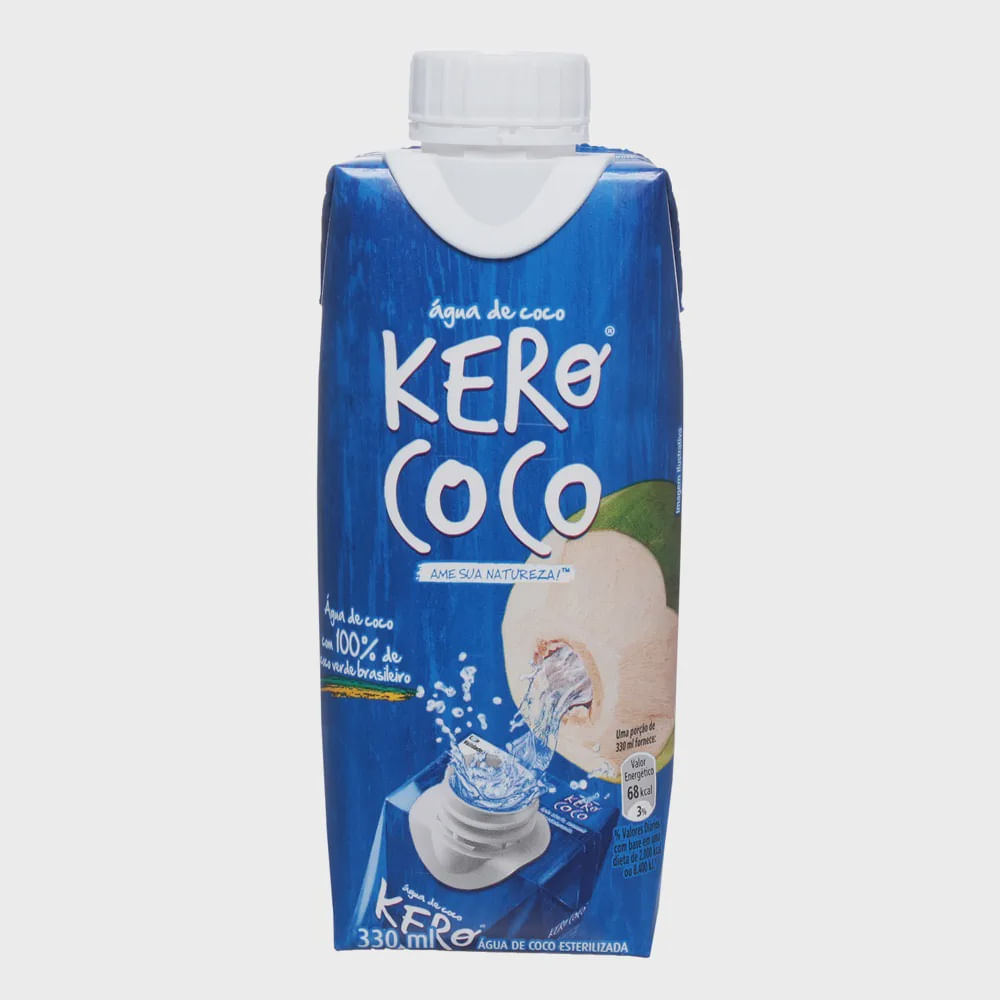 Encontraproduto.com.br - Água de Coco Kero Coco TP com 330ml