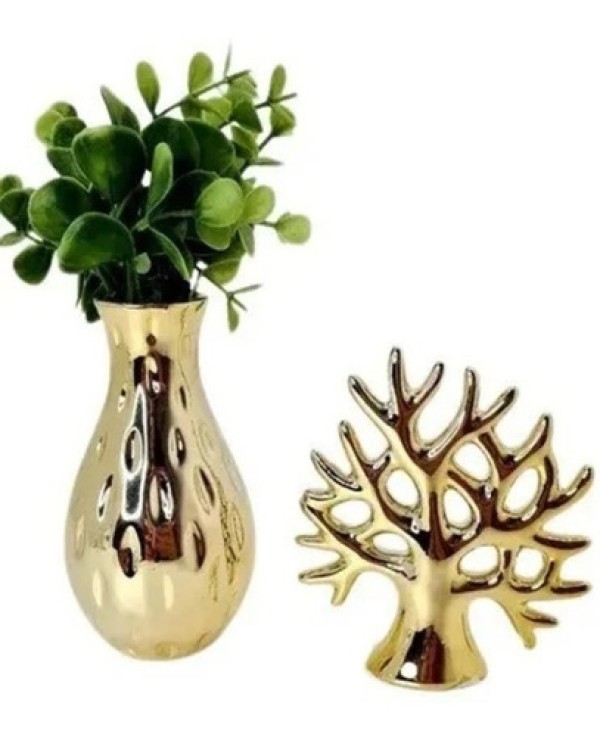 Vaso Decorativo 11,5cm em Porcelana Youbai
