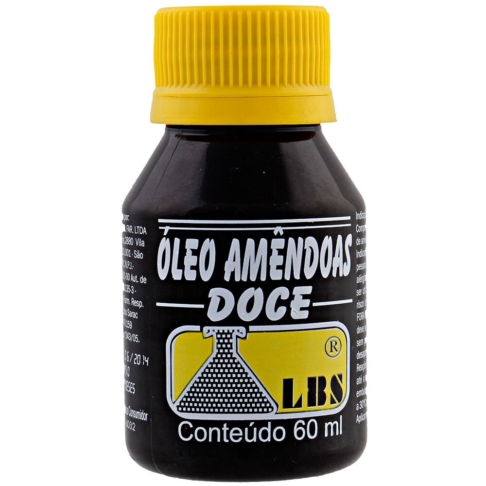 Encontraproduto.com.br - Óleo De Amêndoas Doce LBS 60ml