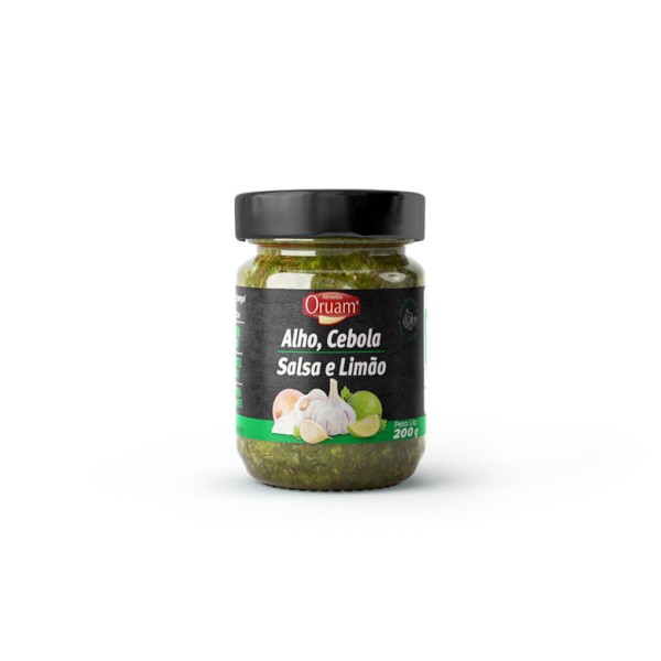 Alho Oruam Cebola e Salsa com Limão 200g