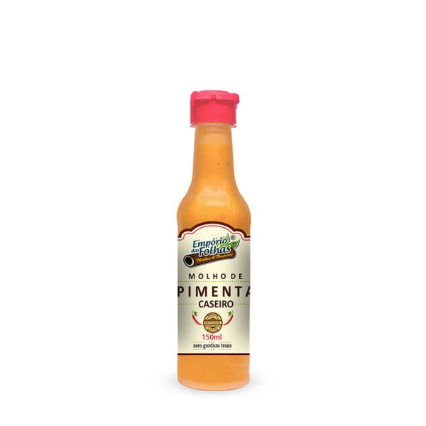 Encontraproduto.com.br - Molho de Pimenta Empório das Folhas Caseiro 150ml