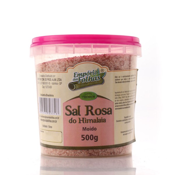 Sal Rosa Empório das Folhas Fino Himalaia 500g