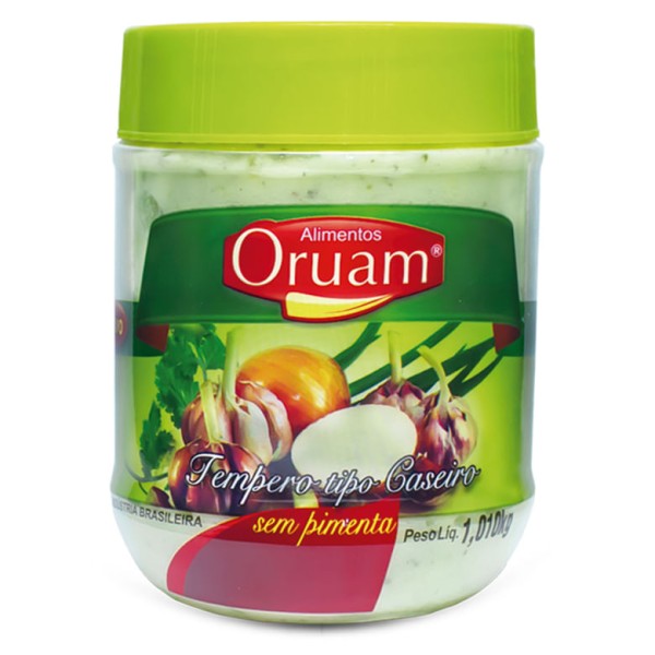 Encontraproduto.com.br - Tempero Oruam Caseiro sem Pimenta 1,01kg