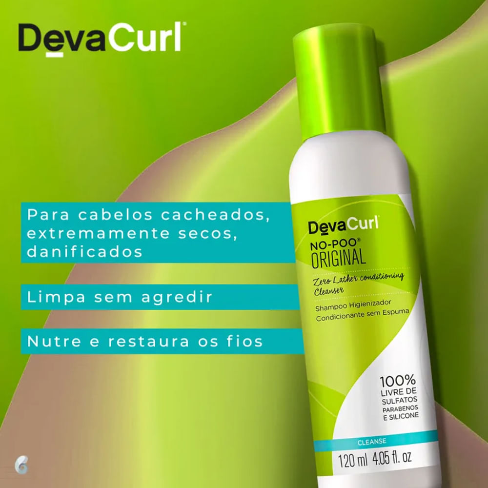Encontraproduto.com.br - Shampoo Higienizador Deva Curl No Pool 120ml