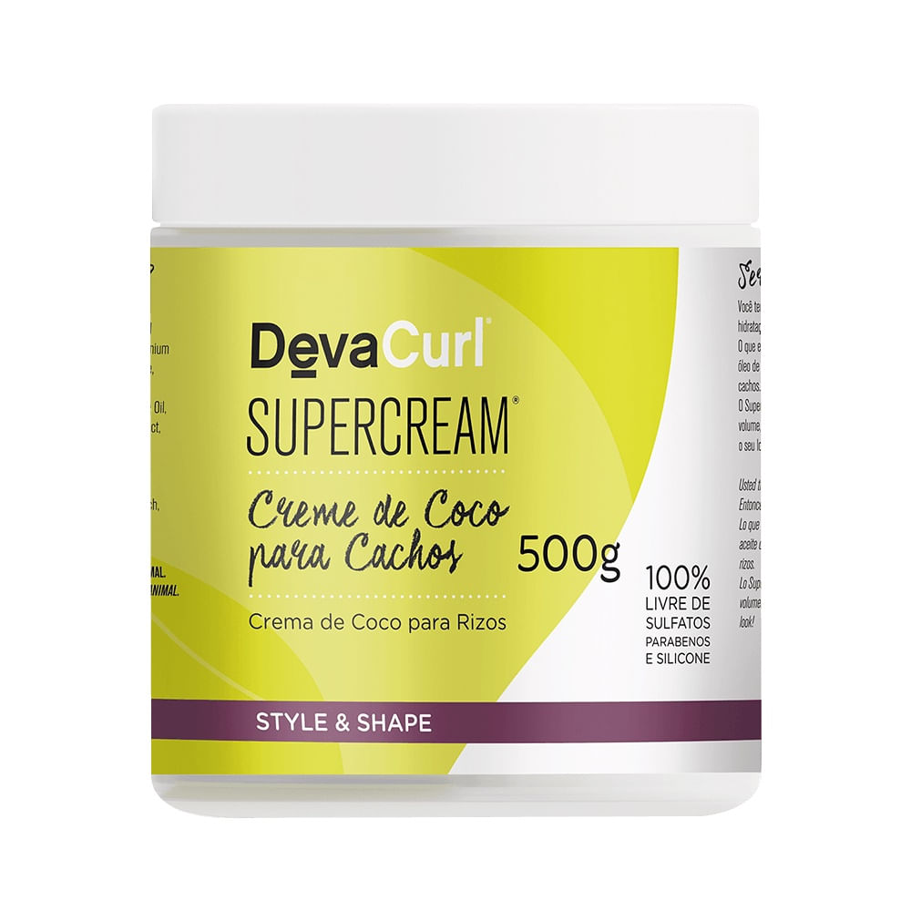 Encontraproduto.com.br - Deva Curl Supercream - Ativador de Cachos 500g