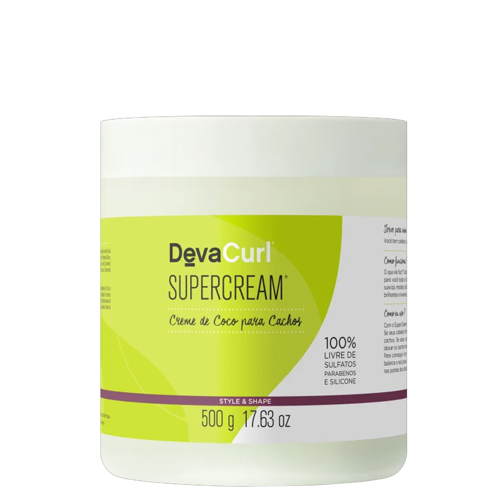 Encontraproduto.com.br - Deva Curl Supercream - Ativador de Cachos 500g