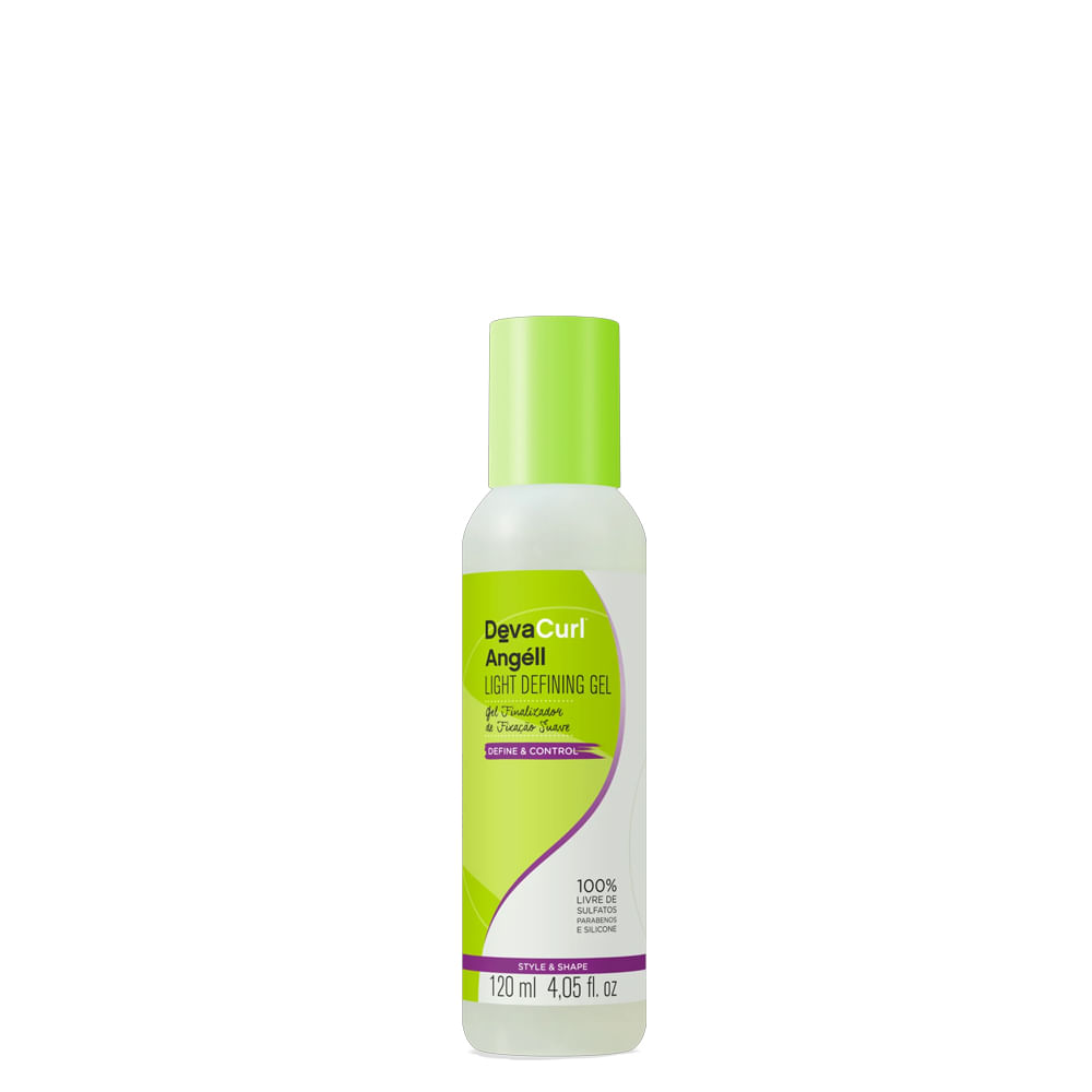 Encontraproduto.com.br - Deva Curl Angéll Light Defining Gel - Finalizador 120ml