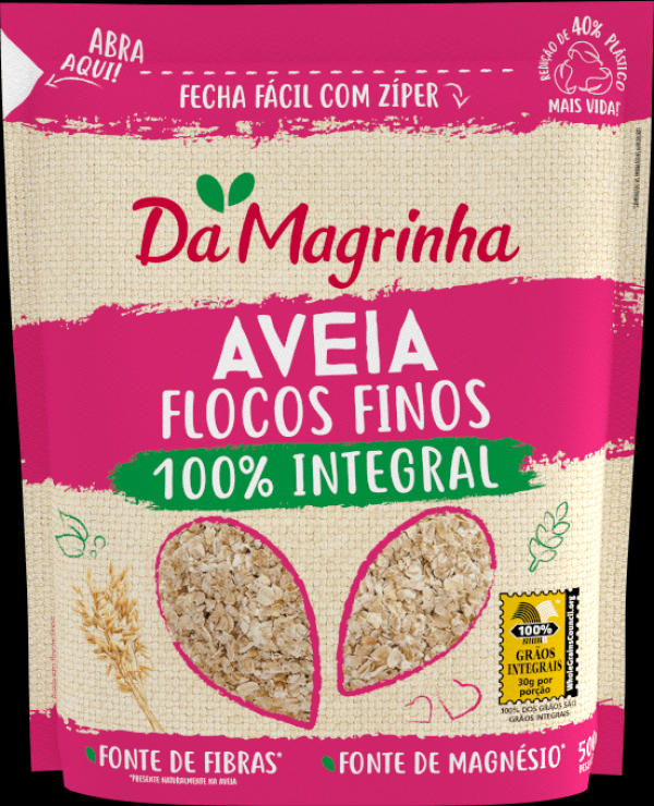 Encontraproduto.com.br - Aveia Flocos Finos 500g - Da Magrinha