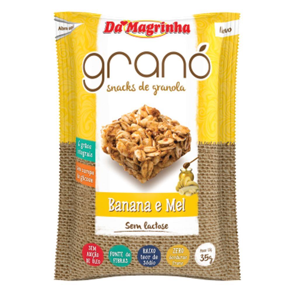 Encontraproduto.com.br - Mini Barras 100% Integral Banana e Cacau 35g - Da Magrinha