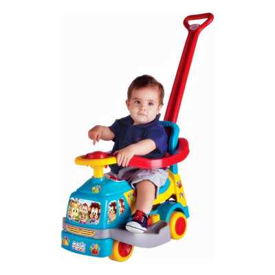 Encontraproduto.com.br - Andador Bichos Azul Com Aro Luzes E Som Magic Toys- 1014
