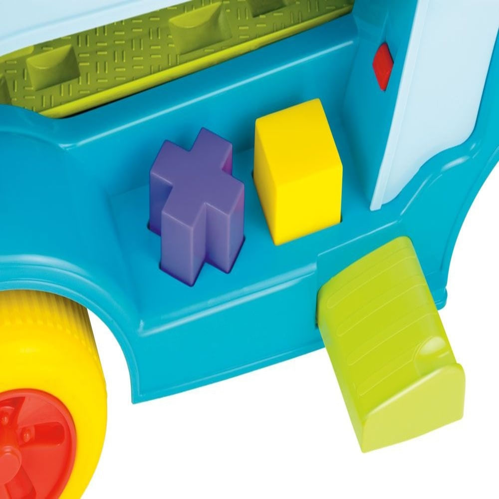 Encontraproduto.com.br - Andador Bichos Azul Com Aro Luzes E Som Magic Toys- 1014