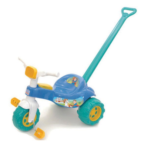 Encontraproduto.com.br - TICO-TICO VELOTROL INFANTIL TRICICLO PRINCIPE COM ALÇA