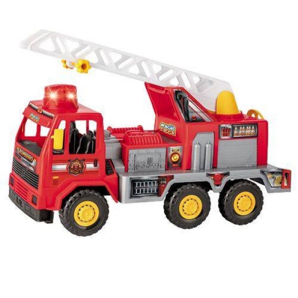Encontraproduto.com.br - Caminhão Bombeiro Fire - Sirene com Sons e Luzes - Magic Toys