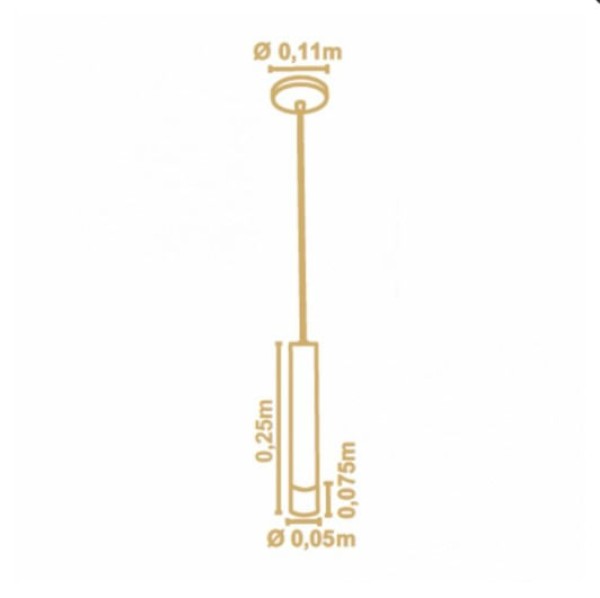 Encontraproduto.com.br - Pendente Legno Madeira 25cm Castanho - Madelustre.