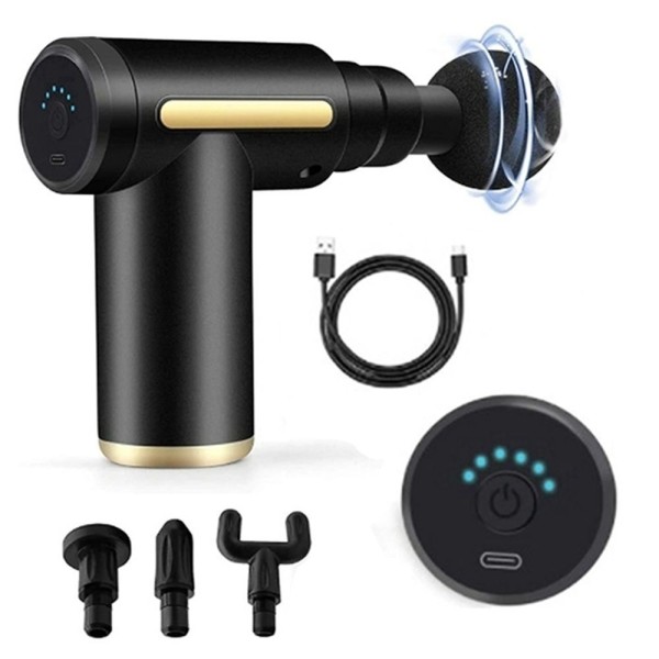 Encontraproduto.com.br - Massageador Elétrico 6 Níveis Dia Dos Namorados - Preto Nº5