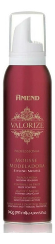 Encontraproduto.com.br - Mousse Modeladora Valorize 140g Fixacao Media - Amend
