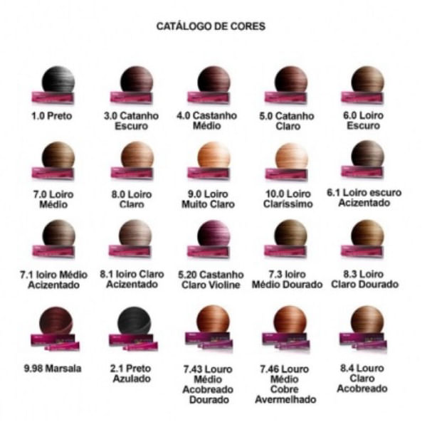 Encontraproduto.com.br - Tinta Color Intensy 50g 66.46 Louro Escuro Vermelho Intenso c - Amend