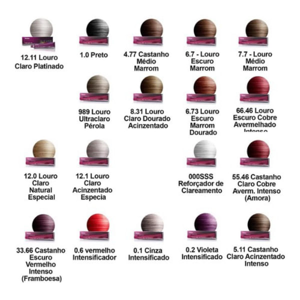 Encontraproduto.com.br - Tinta Color Intensy 50g 66.46 Louro Escuro Vermelho Intenso c - Amend