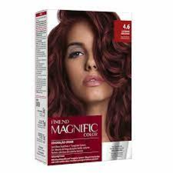 Encontraproduto.com.br - Tintura Creme Amend Magnific Color 4.6 Castanho Borgonha com 1 Unidade
