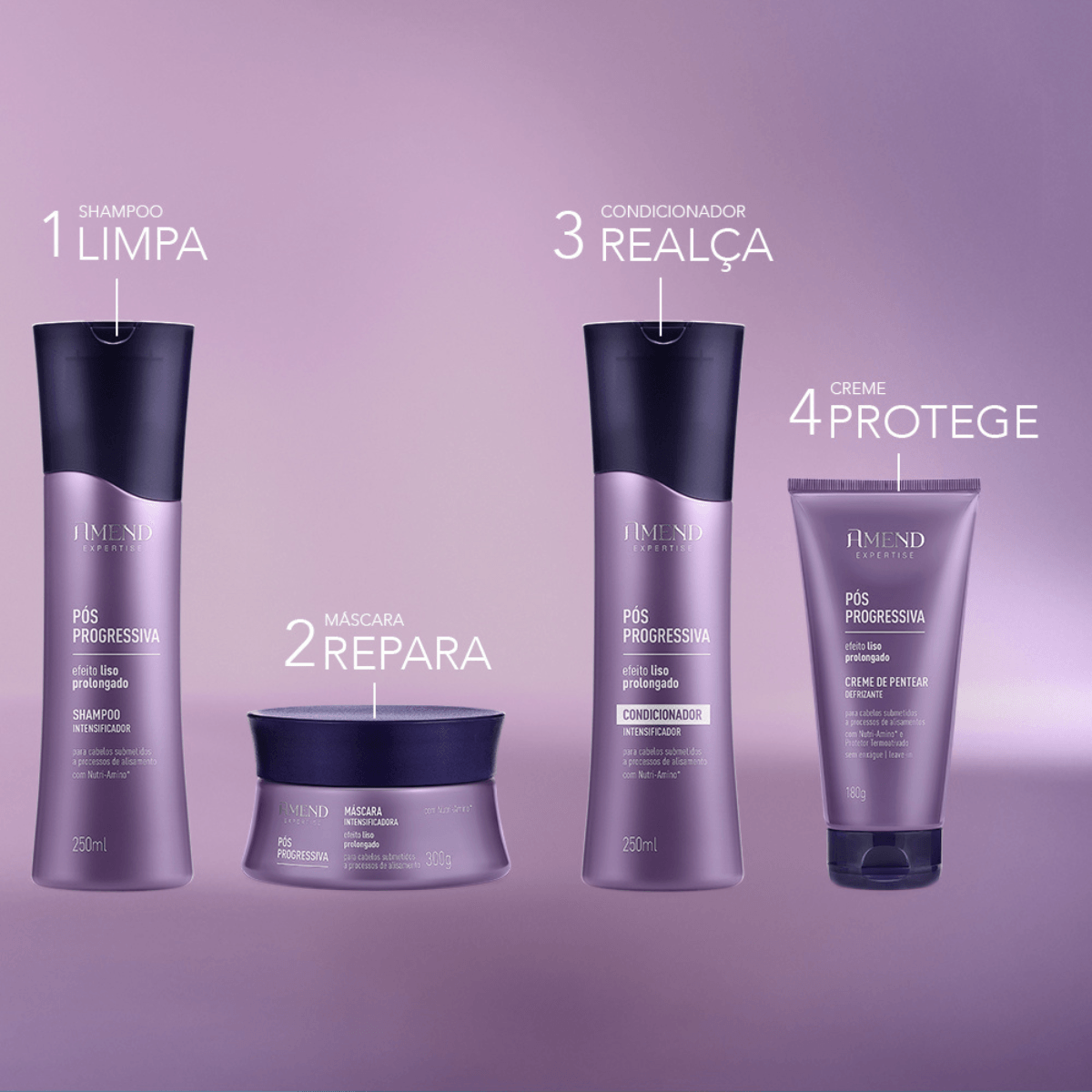 Encontraproduto.com.br - SH.AMEND 250 ML POS PROGRESSIVA