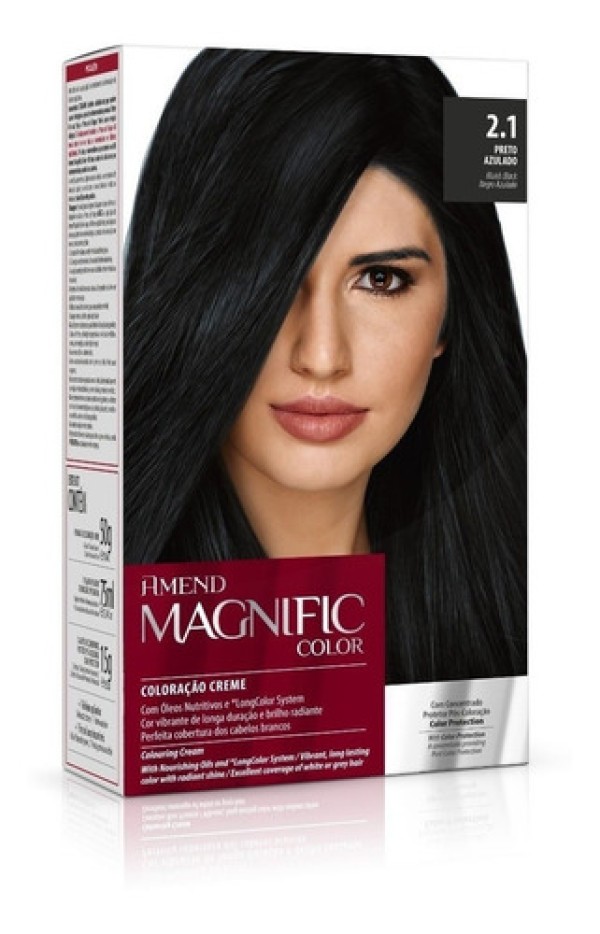 Encontraproduto.com.br - Coloração Amend Magnific Color 6.1 Louro Escuro Acinzentado
