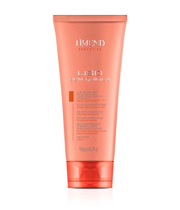 Encontraproduto.com.br - Leave-in Capilar Suavizante Termoativado Amend Liso Sem Química 180g