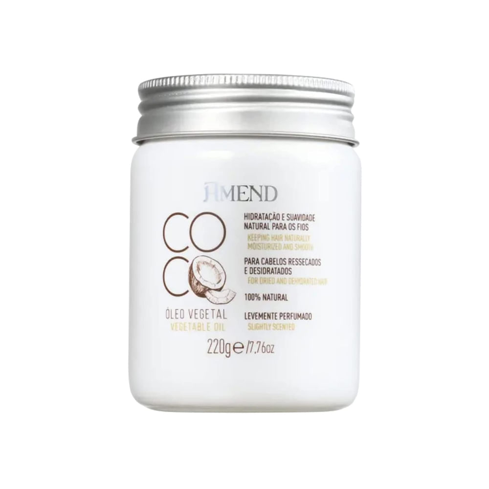 Óleo Vegetal De Coco Amend 220g