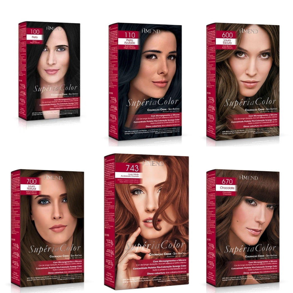 Tonalizante Amend Supéria Color 710 Louro Cinza Natural