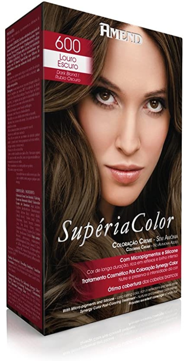 Encontraproduto.com.br - Tonalizante Supéria Color Amend Louro Escuro 600