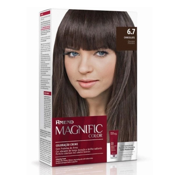 Encontraproduto.com.br - Tinta Magnific Color 6.7 Chocolate - Amend