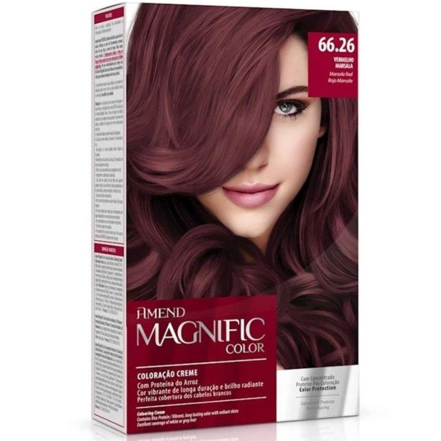 Encontraproduto.com.br - Tinta Magnific Color 66.26 Vermelho Marsala - Amend