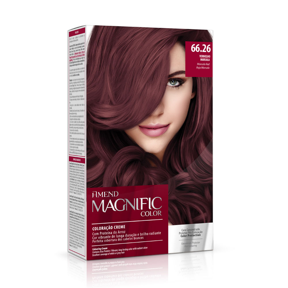 Encontraproduto.com.br - Tinta Magnific Color 66.26 Vermelho Marsala - Amend