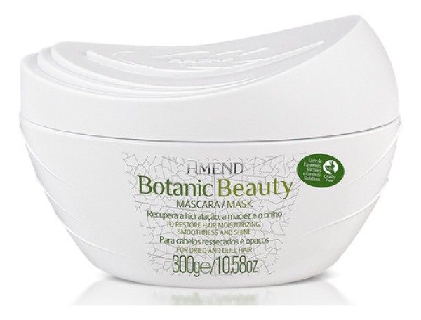 Máscara Amend Botanic Beauty Óleo de Moringa e Extrato de Jasmim 300g