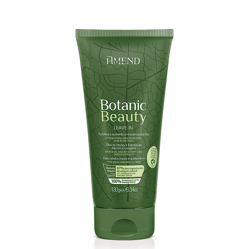 Leave-in Amend Botanic Beauty Óleo de Monói e Extratos de Alecrim e Gengibre 180g
