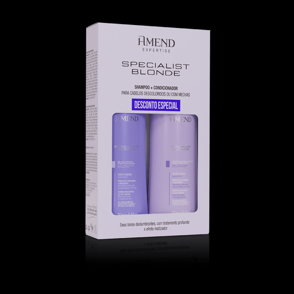 Kit Promocional Amend Expertise Specialist Blonde - Shampoo e Condicionador 250ml