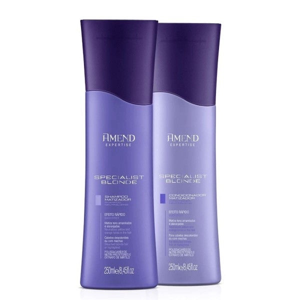 Encontraproduto.com.br - Kit Promocional Amend Expertise Specialist Blonde - Shampoo e Condicionador 250ml
