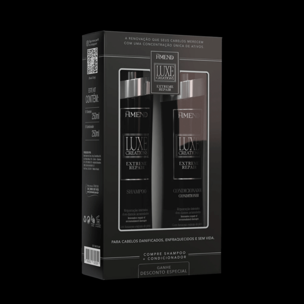 Encontraproduto.com.br - SH.AMEND 250 ML LUXE CREAT.EXTREME+COND