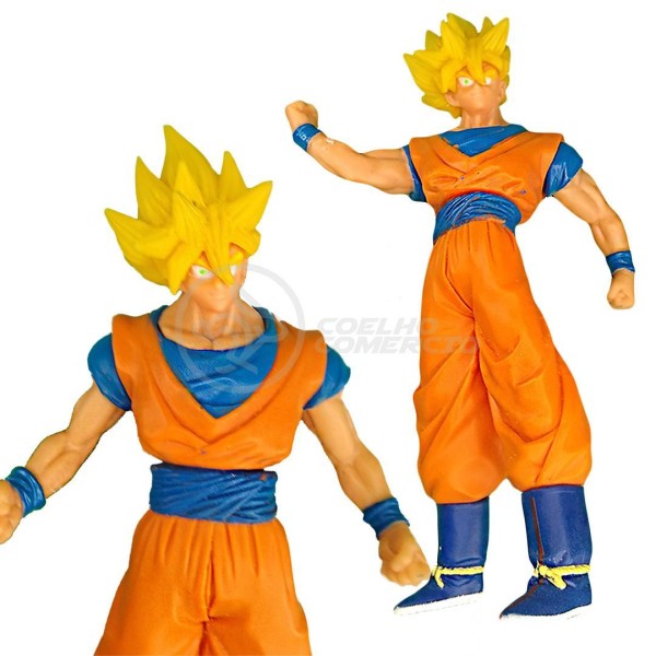 Encontraproduto.com.br - Brinquedo Boneco Action Figure Goku Super Sayajin Grande 26cm DragonBall 1