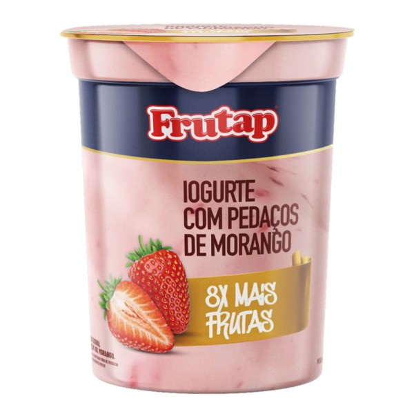 Encontraproduto.com.br - Iogurte Pedaços Fruta Frutap Morango 450g
