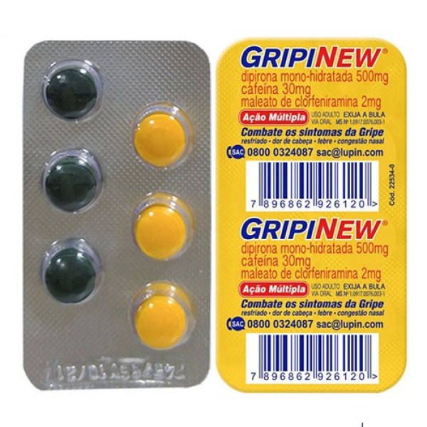 Encontraproduto.com.br - Gripinew Com 6 Comprimidos