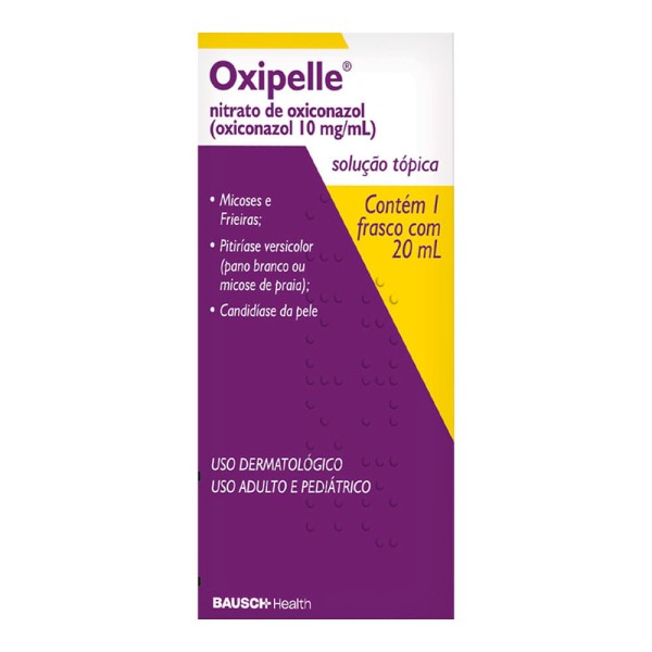 Encontraproduto.com.br - Oxipelle 10MG/ML Solução tópica - Frasco com 20 mL