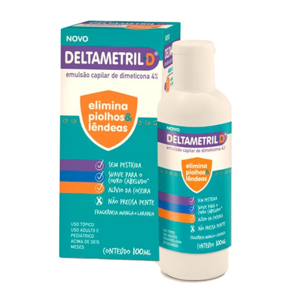Encontraproduto.com.br - Emulsão Capilar Deltametril D Manga+Laranja 100ml