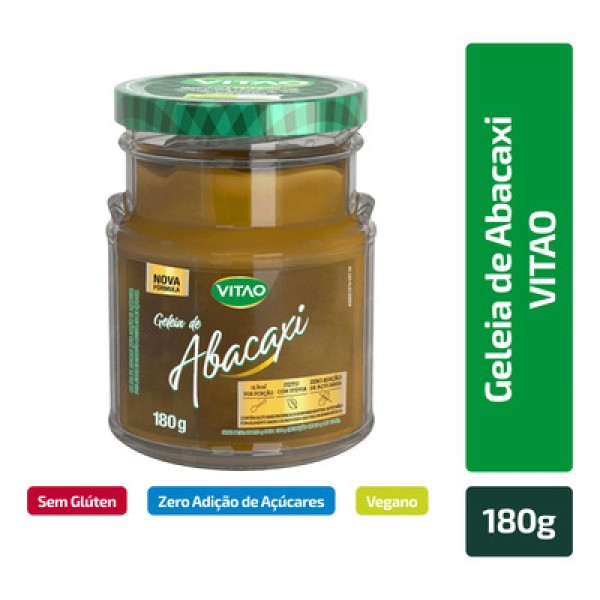 Geleia Zero Abacaxi Vitao 180g