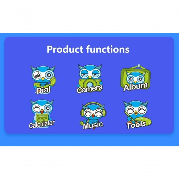 Encontraproduto.com.br - Smartwatch Infantil Smartch Mtk6261d à Prova Dágua Azul Claro Edição Padrão