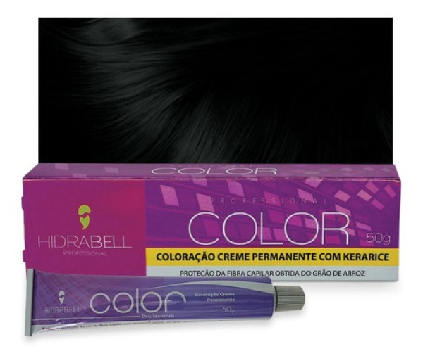 Coloração Em Creme Permanente 9.0 Louro Muito Claro Hidrabell 50g
